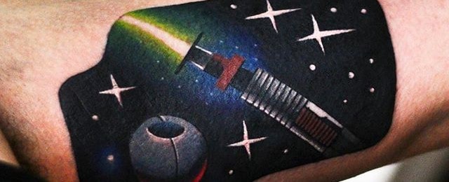 Lightsaber Tattoo Designs For Men