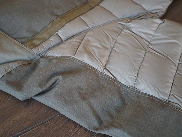 Lightweight 20 Denier Nylon With Dwr Olive Firestorm Down Mens Parka