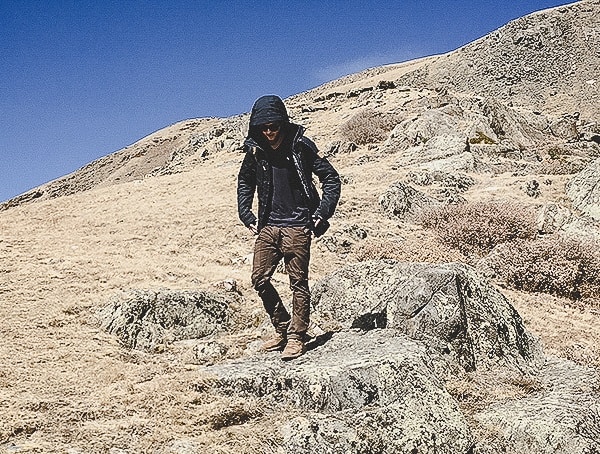 Lightweight Mens Winter Jackets Fjallraven Skogso In Navy Color