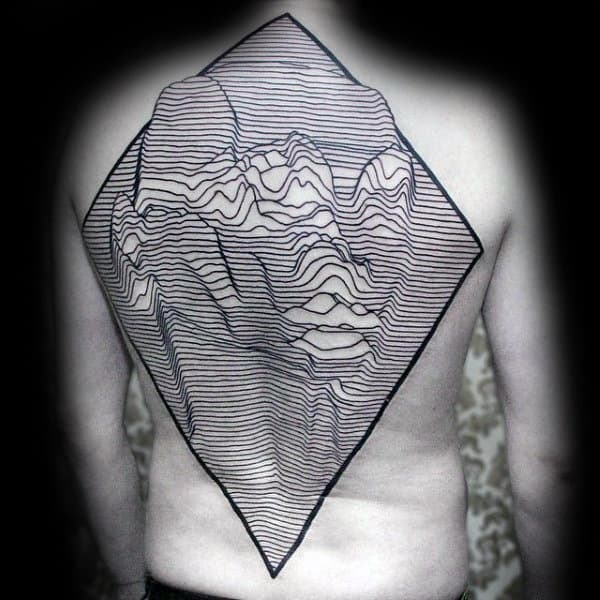 Linework Guys Full Back Unique Tattoo Ideas