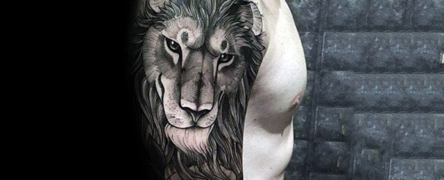 Lion Sleeve Tattoo Designs For Men