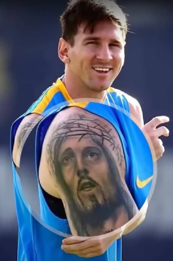Jesus Portrait Tattoo