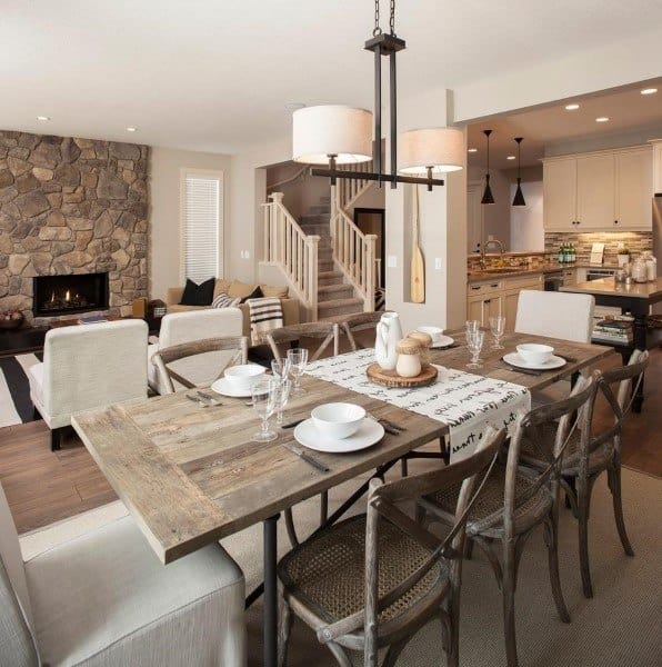 Living Room Area Rustic Dining Room Ideas