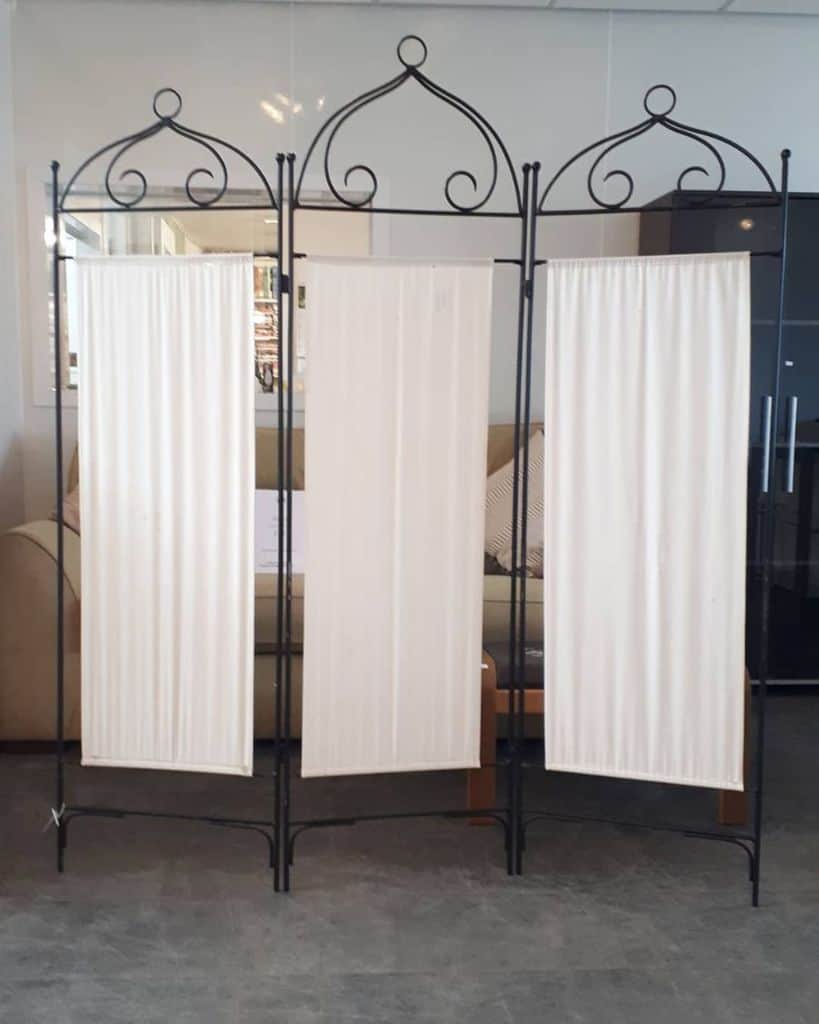 classic metal room divider