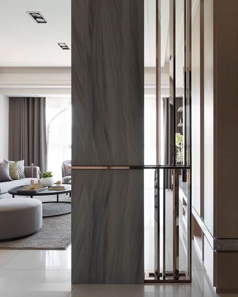 luxury living room divider