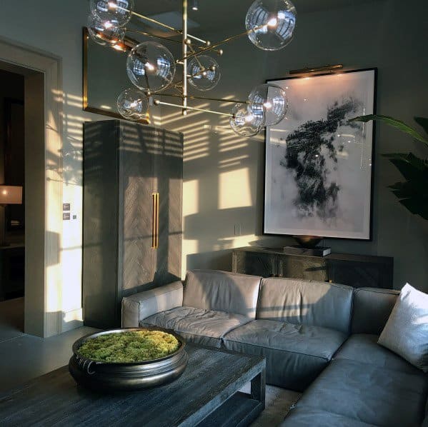 Living Room Lighting Contemporary Chandelier Ideas
