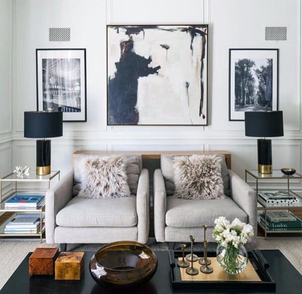 Living Room Table Lamps With Shades Lighting Ideas