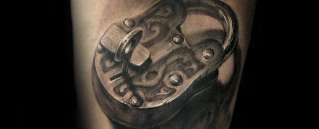 Lock Tattoos For Men
