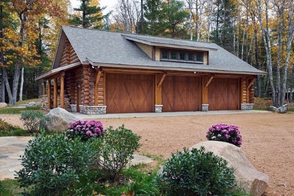 Log Cabin Ideas For Detached Garages