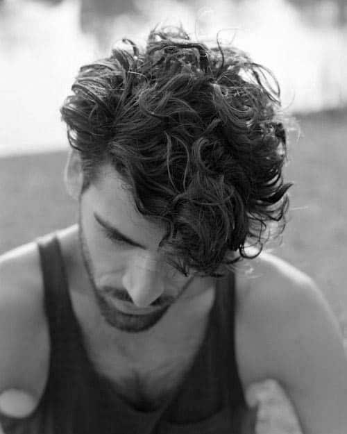 Long Curly Mens Hair Inspiration