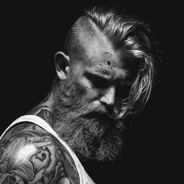Long Hair Mens Undercut Style