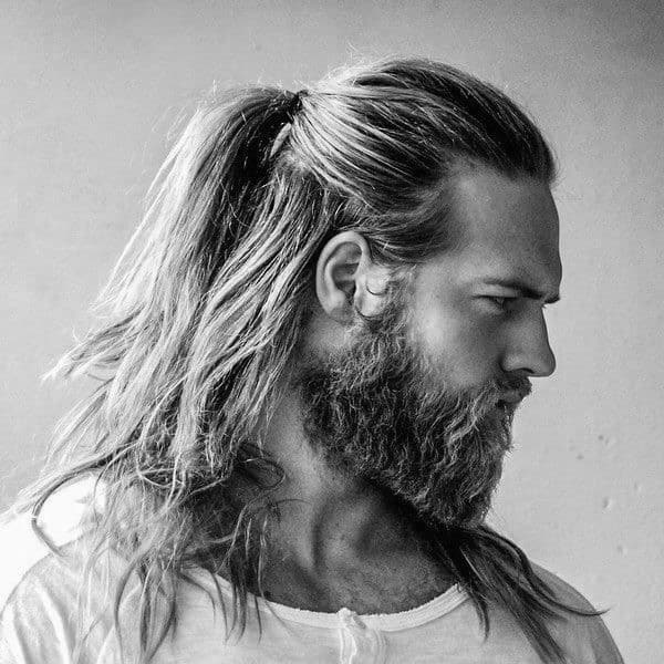 Long Samurai Mens Hair Ideas