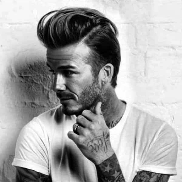 Long To Medium Slicked Back Hair Men