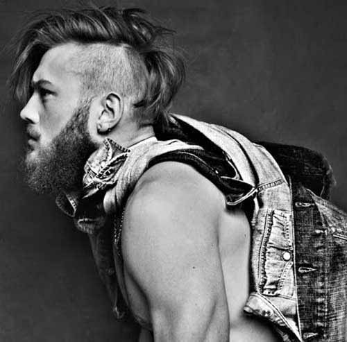 Long Undercut Mohawk Hairstyles For Men