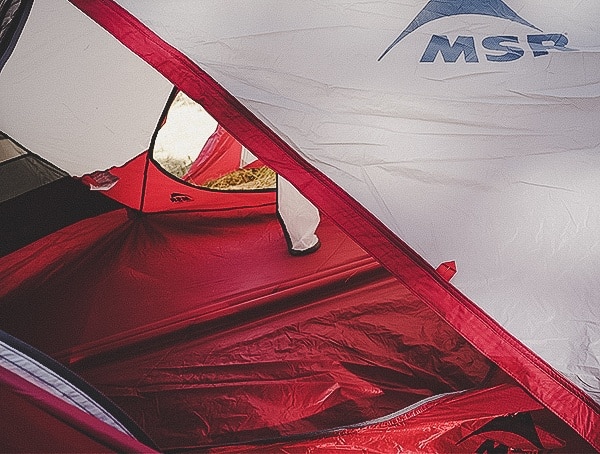 Look Through Interior Second Door Msr Hubba Tour 3 Tent Review
