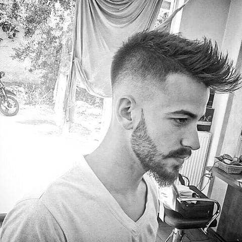 Low Fade Mohawk Haircut For Men