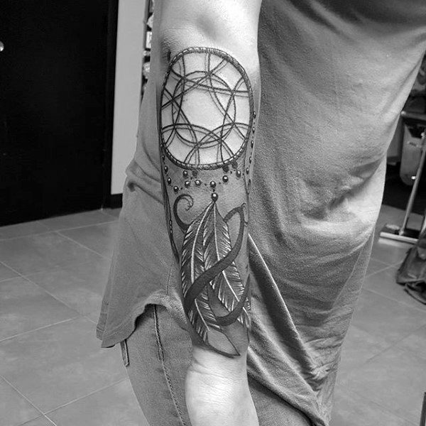 Lower Forearm Dreamcatcher 3d Male Tattoos