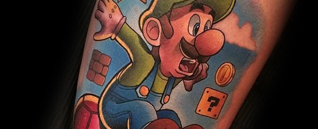 Luigi Tattoo Ideas For Men