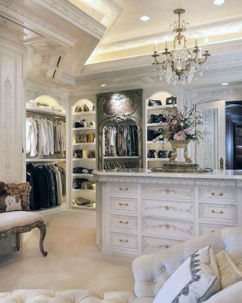Luxury Ornate Closet Lighting Spectacular Ideas