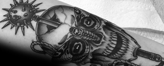 Mace Tattoo Designs For Men