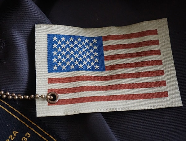 Made In The Usa Flag Tag Cockpit Usa G 1 Flight Jacket For Men