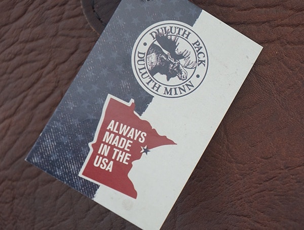 Made The Usa Duluth Pack Bison Leather Sportsman Duffel