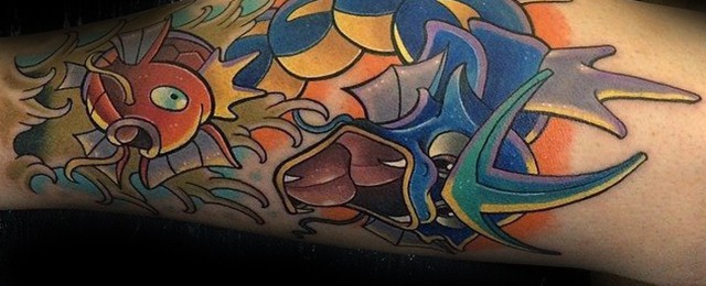 Magikarp Tattoo Designs For Men