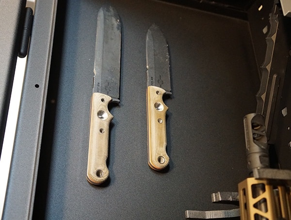 Magnetic Knife Holder Gallow Tech Metal Weapon Storage Cabinet