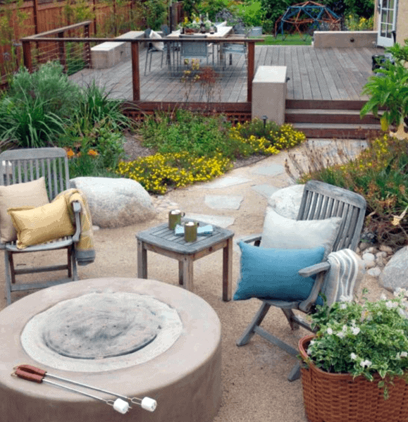 cottage flower gravel garden