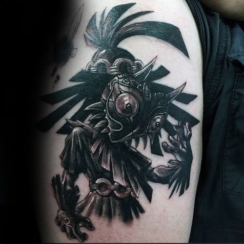 Majoras Mask Guys Tattoo Designs On Arm
