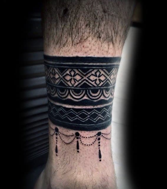 Male Ankle Band Tattoo Ideas