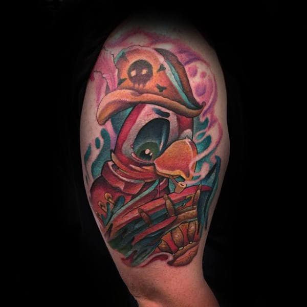 Male Arms New School Tattoo