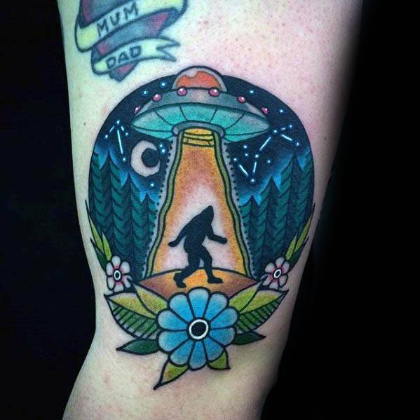 Male Bigfoot Tattoo Ideas