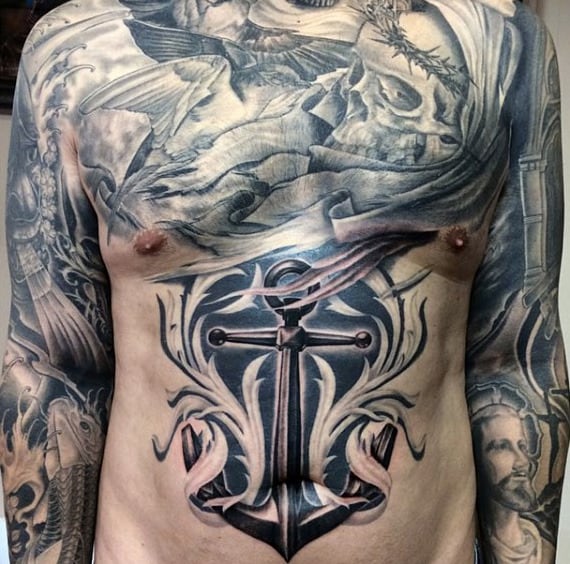 Male Chest Sleeves Best Manly Tattoo