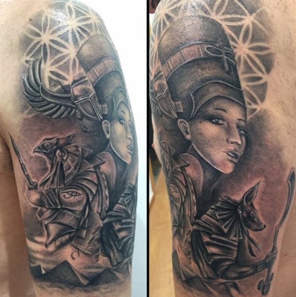 Male Egyptian Tattoos Sleeves
