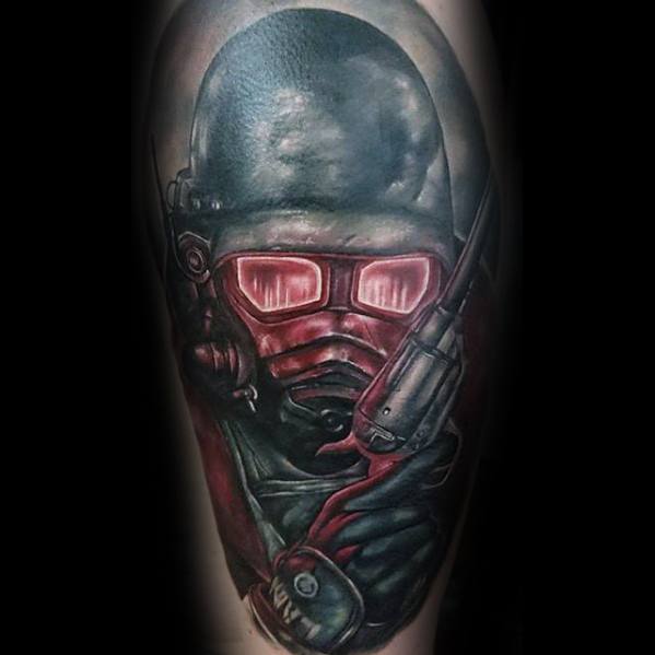 Male Fallout Tattoo Design Ideas