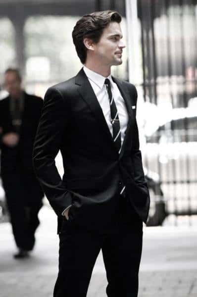 Male Fashion Black Suit Style Ideas