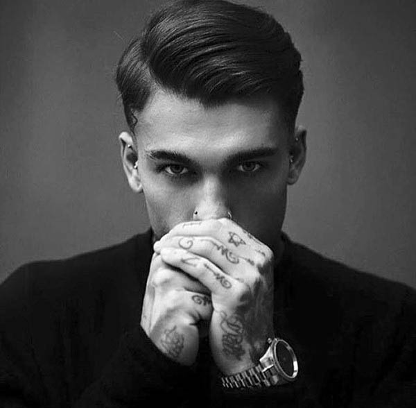 Male Greaser Rockabilly Hair Cuts Comb Over