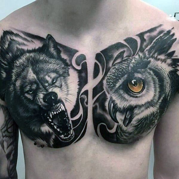 Male Greatest Tattoo Design Inspiration On Chest