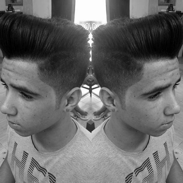 Male Haircut For Pompadour