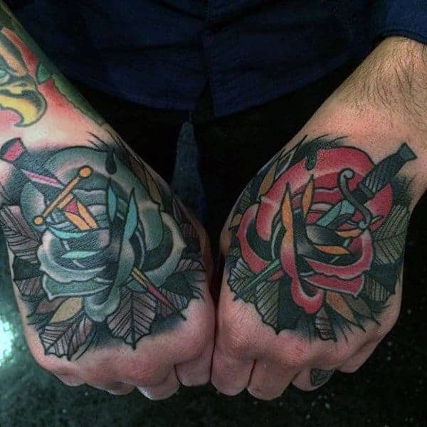 male-hands-knife-and-rose-tattoo
