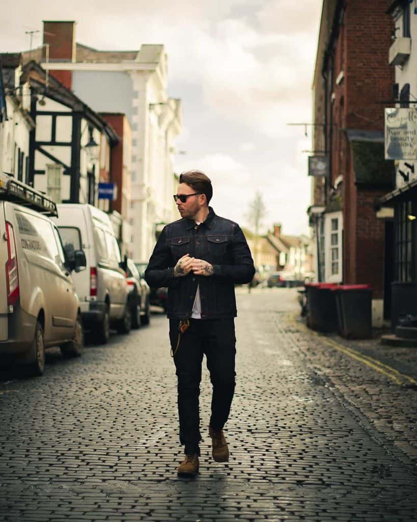 Male Model Denim Mens Style