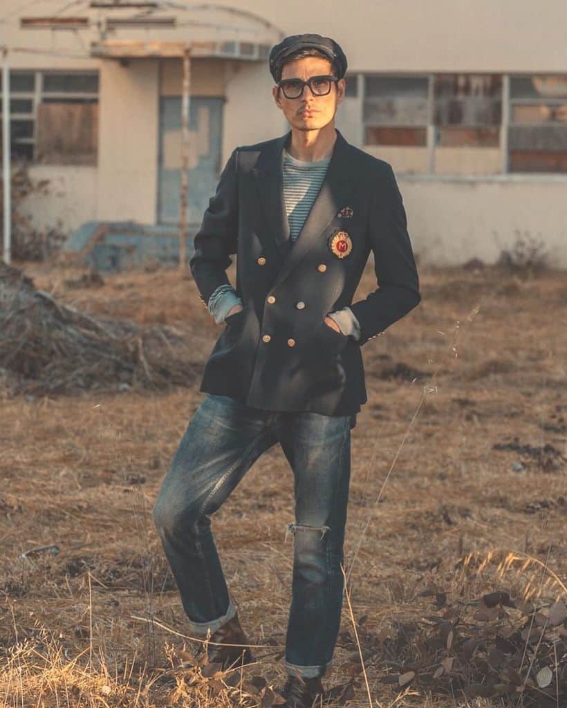 Male Model Nautical Style