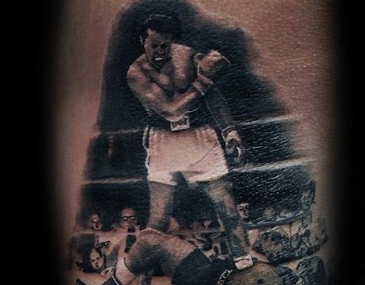 Male Muhammad Ali Tattoo Ideas On Back