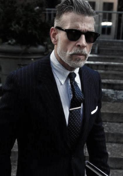 Male Navy Blue Suit Styles