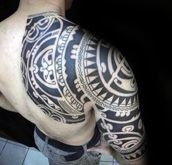 Male Shoulder Shoulder Tattoo