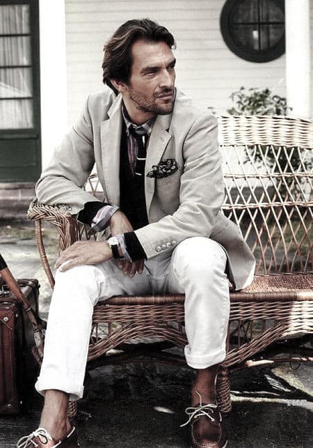 Male Style How To Wear Boat Shoes Outfits