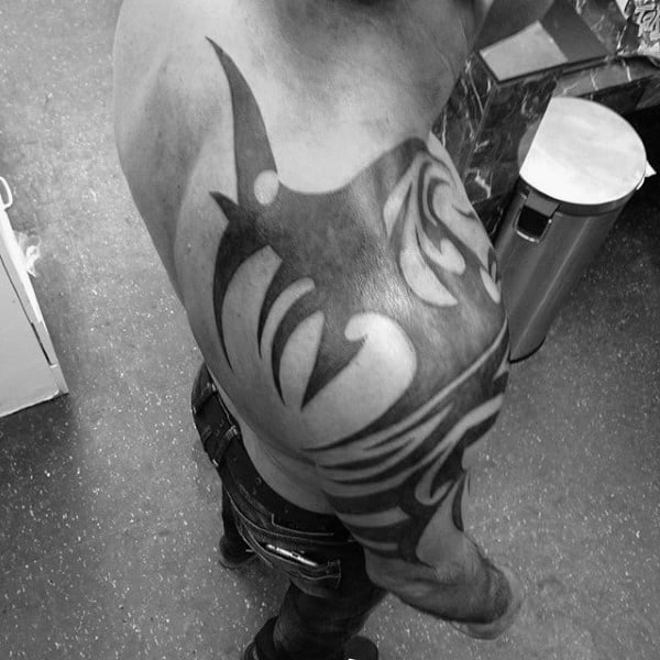 Male Tribal Tattoos Back