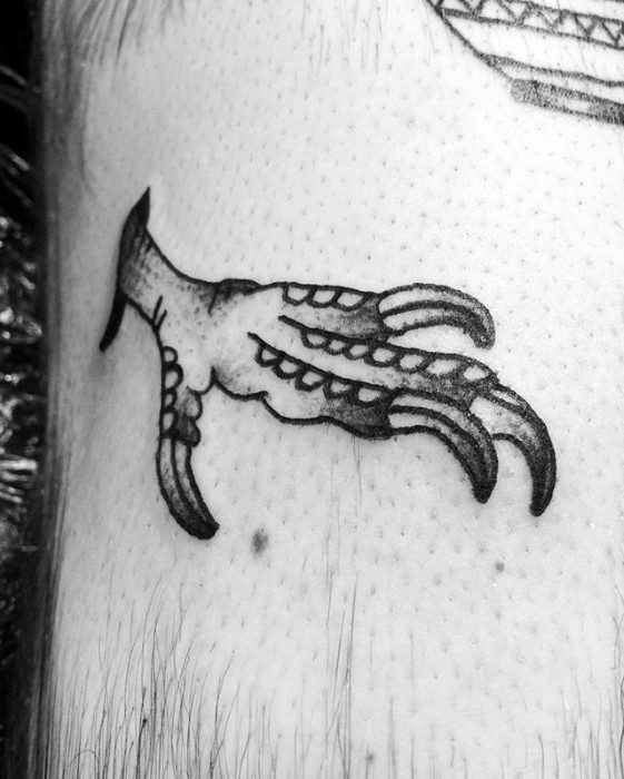 Male With Cool Talon Tattoo Design