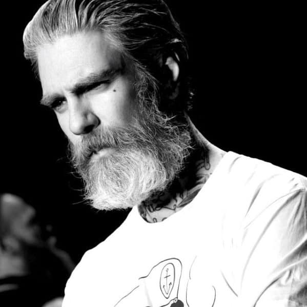 Male With Grey Beard Style